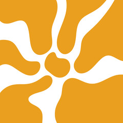 Groovy hippie 70s posters. Funny cartoon flower, rainbow, love, daisy etc. Vector cards in trendy retro psychedelic cartoon style. Hippy backgrounds. Stay groovy. Good vibes.