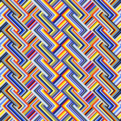 Herringbone aztec pattern. Seamless quilting design background. Vector image