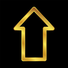 arrow icon, simple logo vector illustration for graphic and web design