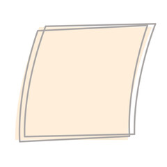 Basic Shape Abstract Figures Drawn Using Line
