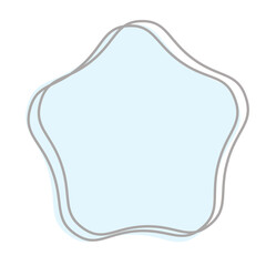 Basic Shape Abstract Figures Drawn Using Line
