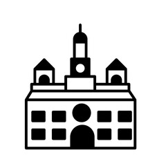 Independence hall philadelphia Vector Icon which can easily modify

