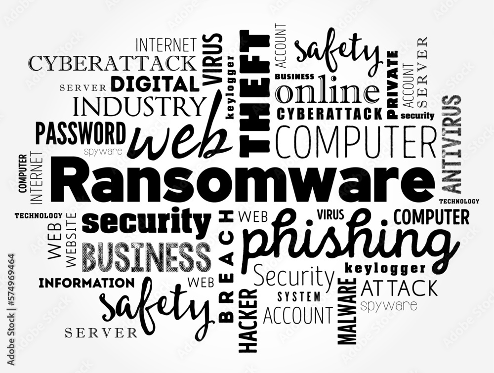 Poster ransomware is an ever-evolving form of malware designed to encrypt files on a device, word cloud con