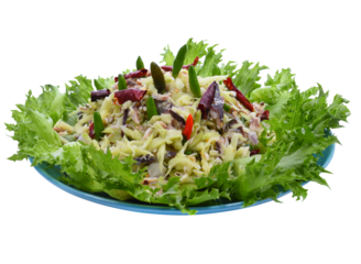 spicy mackerel salad with mix fresh vegetable, thai food.transparent png