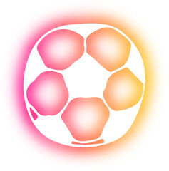 Set of Sport icon neon