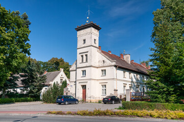 Fototapeta na wymiar Działynski Palace in Zlotow, Greater Poland Voivodeship, Poland