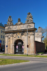 Fototapeta na wymiar Royal Gate in Szczecin, West Pomeranian Voivodeship, Poland 