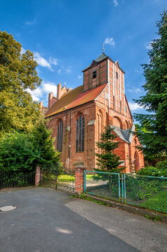 Church of St. Apostles Peter and Paul in Police - Jasienica. Police, West Pomeranian Voivodeship, Poland.