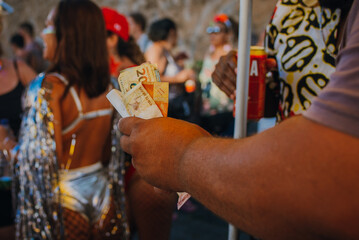 Ambulante no Carnaval de Belo Horizonte, Brasil
