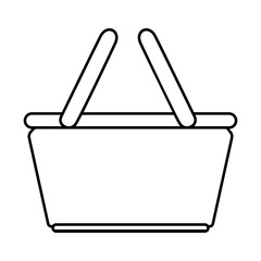 Basket icon vector . Shop cart illustration sign. Shop pacage symbol. Shoping logo.