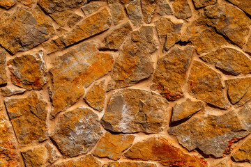 Background of a rustic stone texture. The beauty of the natural.