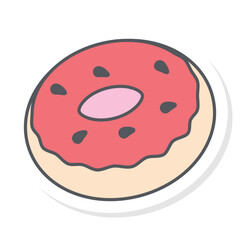 Sticker Bullet Journal Types and Kinds of Donut
