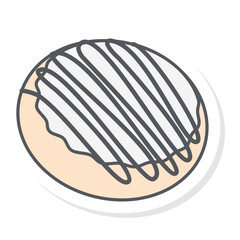 Sticker Bullet Journal Types and Kinds of Donut
