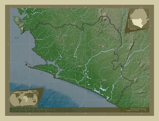 Southern, Sierra Leone. Wiki. Labelled points of cities