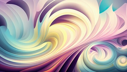 Obraz premium psychic waves background, AI generative illustration
