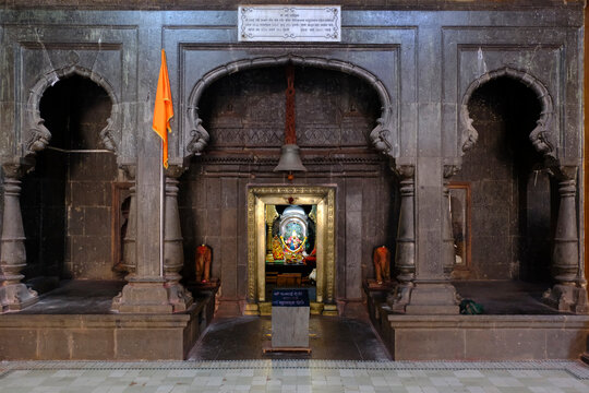 31 January 2023, Yamai Temple complex of the palace in Aundh Gaon (Village) Satara, Maharashtra, India. 
