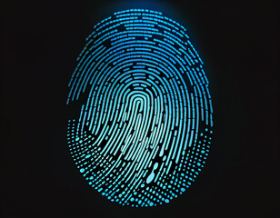 Thumb Scan,Fingerprint Scanner, Biometric Access Control, Digital Security And Identification.Digital Security And private Data Access,Biometric Verification concept.Finger Print Biometric Digital.