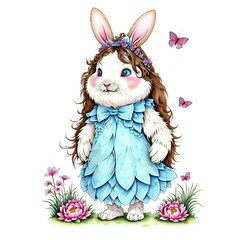 Adorable Easter Bunny Delight" (Generative AI, Generative, AI)