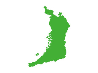 Fototapeta premium 大阪の形