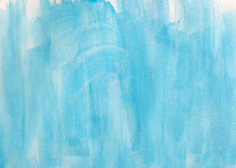 Abstract blue watercolor background, watercolor drawing