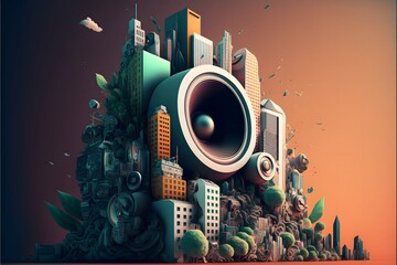 Noise pollution poster