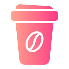 coffee gradient icon