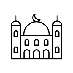 Building Line Icon