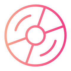Obraz premium cds gradient icon