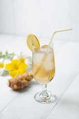 冷たいジンジャーエール