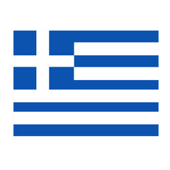 Greece flag design illustration, simple design with elegant concept