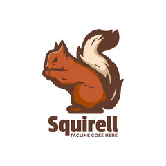 Squirrell Logo Vector