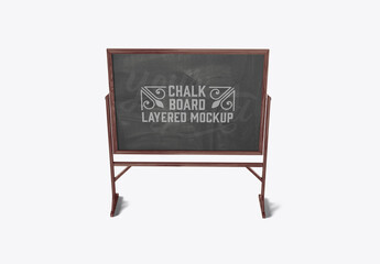 School Chalk Board Mockup
