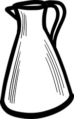 Hand Drawn Doodle Jug