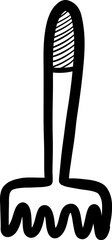 Hand Drawn Doodle Fork