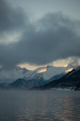 mountain in winter