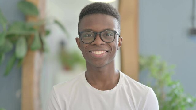 Portrait of Smiling Young African Man