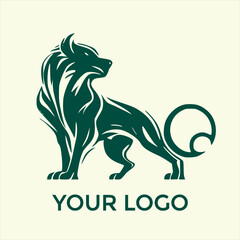 Wild Powerful Gallant Dog Logo Design for Your Business