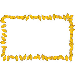 Holy Week rectangle grain frame