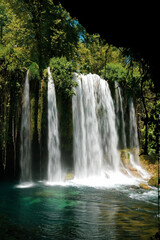 Fototapeta na wymiar Upper Duden Waterfall. Antalya, Turkey