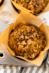 Banana oatmeal muffins