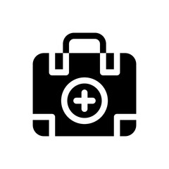 first aid kit glyph icon