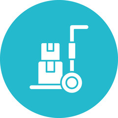 Warehouse Trolley Icon