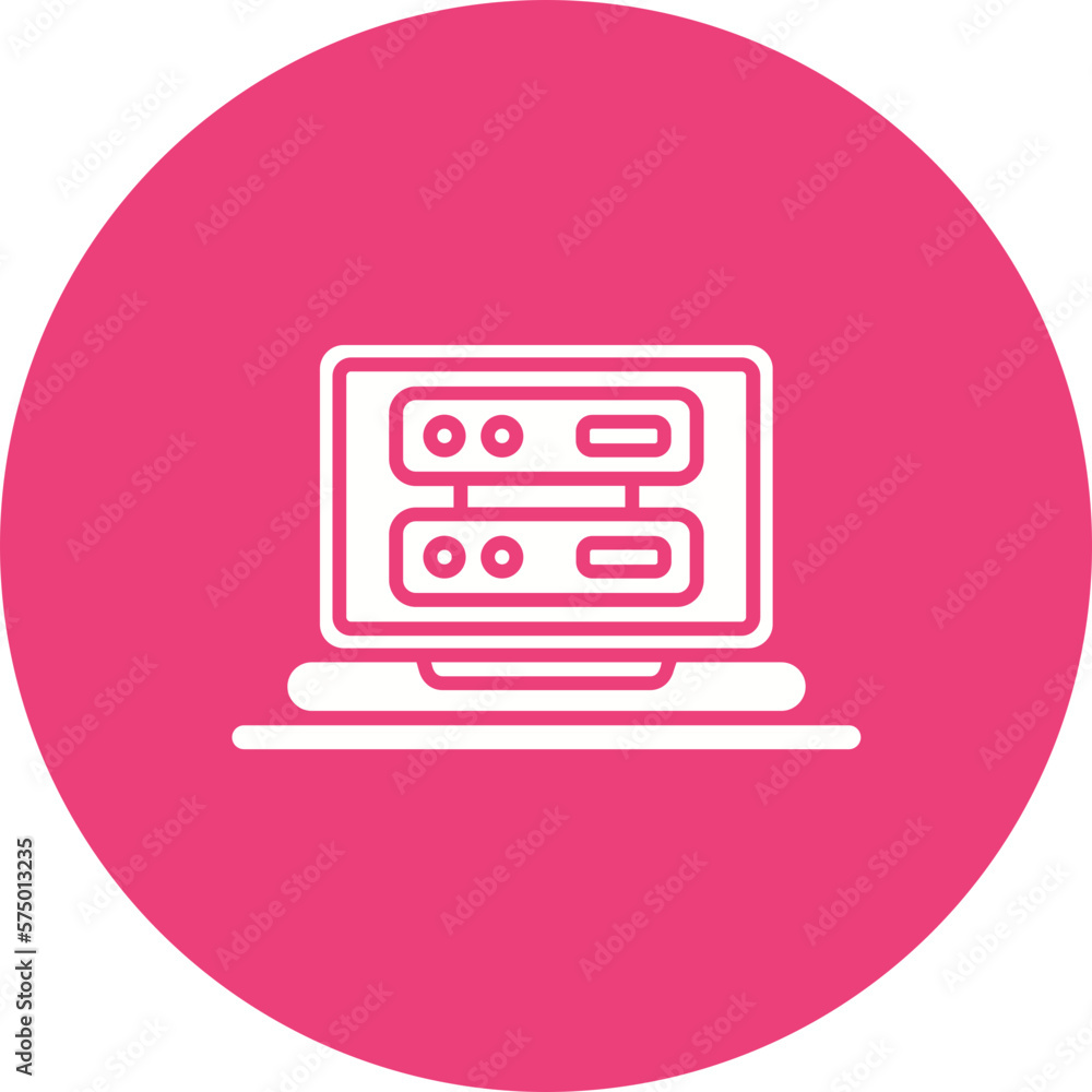 Poster shared web hosting icon