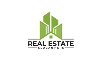 Real Estate Vector Logo Design Template