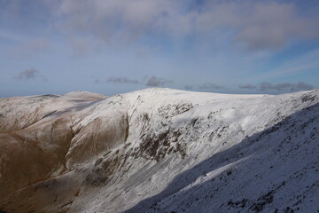 Snowdonia winter carneddau wales