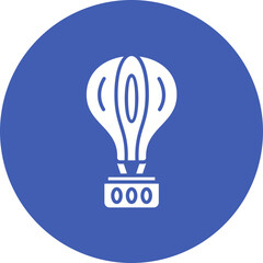 Fototapeta premium Hot Air Baloon Icon