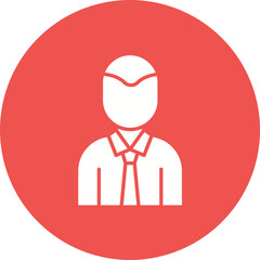 Account Executive Male Icon