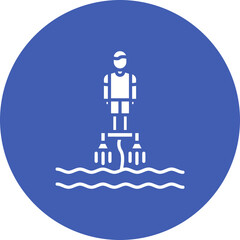 Flyboarding Icon