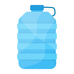 Plastic Water Can concept, Campsite Drinking Water Storage  vector color icon design, Camping and outdoor symbol, extreme sports equipment sign, Wildlife and Expedition elements stock illustration 