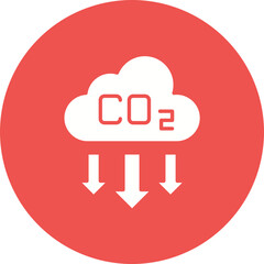 Reduce Co2 Emissions Icon